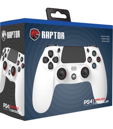RAPTOR WIRELESS CONTROLLER WHITE (BLANCO) (PS4/PC)