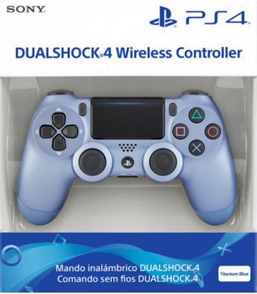 DUAL SHOCK 4 WIRELESS CONTROLLER TITANIUM BLUE (VERSION 2)