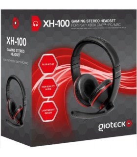 GIOTECK STEREO GAMING HEADSET CABLE XH 100 (PC,MAC,PS4,XBOX ONE)