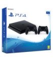 1 TB SLIM BLACK (NEGRO) + 2 DUAL SHOCK 4 WIRELESS JET BLACK (NEGRO) VER. 2