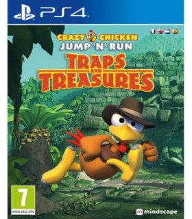 CRAZY CHICKEN JUMP ' N ' RUN: TRAPS AND TREASURES