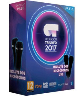OPERACION TRIUNFO 2017 + 2 MICROFONOS