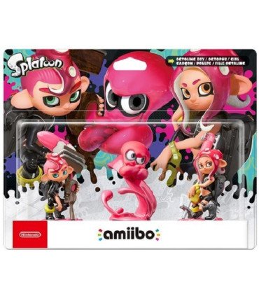 AMiiBO SPLATOON: OCTOLING CHICO, CHICA, PULPO (PACK 3 FIGURAS) (IMP)