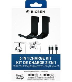 BIGBEN 3 IN 1 CHARGE KIT FOR PLAYSTATION VR2