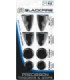 BLACKFIRE PRECISSION TRIGGERS & GRIPS KIT(2 TRIGGERS LARGE + 2  SHORT+2 GRIPS HIGH + LOW) (PRO)