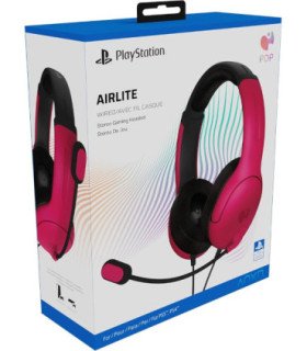 PDP AIRLITE WIRED HEADSET NEBULA PINK (PS4)
