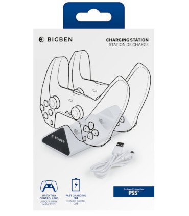 BIGBEN CARGADOR DOBLE USB-C PARA MANDOS DE PS5