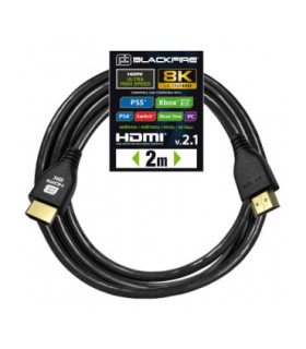 BLACKFIRE CABLE HDMI 2.1  8K ULTRA HIGH SPEED (PS4/XBOX/XBOX SERIES/SWITCH/PC) (PRO)