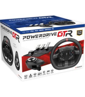 INDECA RACING WHEEL POWERDRIVE GTR ELITE GAMER (PS4/XBOX/ SWITCH/PS3/PC)