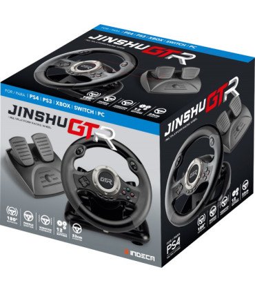 INDECA RACING WHEEL JINSHU GTR (PS4/XBOX/ SWITCH/PC)