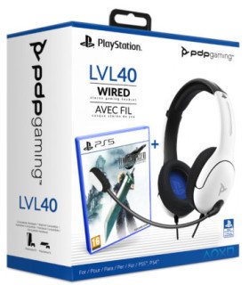 PDP LVL 40 WIRED STEREO GAMING HEADSET WHITE (BLANCO) + FF VII