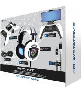 BIONIK PRO KIT 5 EN 1 (HEADSET+BASE DE CARGA DOBLE+SOPORTE MOVIL+CABLE DE CARGA 3M+CABLE EXTENSIBLE)