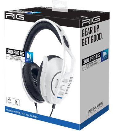 RIG PREMIER GAMING HEADSET 300 PRO HS WHITE (BLANCO) PS5/PS4/XBOX/PC/MOBILE