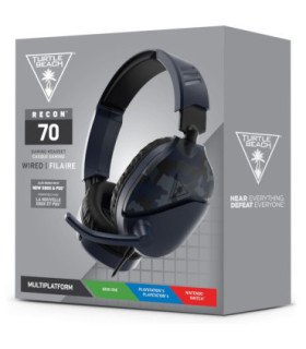 TURTLE BEACH WIRED GAMING HEADSET RECON 70 BLUE CAMO (PS5/PS4/XBONE/SWITCH)