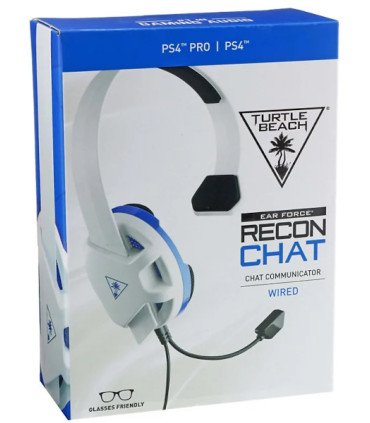 TURTLE BEACH CHAT HEADSET RECON WHITE (BLANCO) (PS5/PS4)