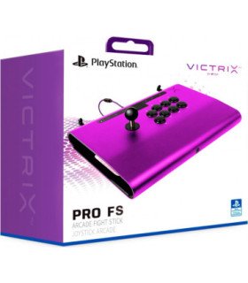 PDP VICTRIX PRO FS ARCADE FIGHT STICK PURPURA (PURPLE) LICENCIADO (PS5/PS4/PC)