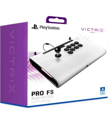 PDP VICTRIX PRO FS ARCADE FIGHT STICK BLANCO (WHITE) LICENCIADO (PS5/PS4/PC)