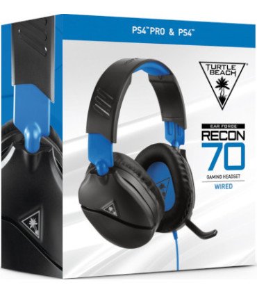 TURTLE BEACH WIRED GAMING HEADSET RECON 70 BLACK (NEGRO) (PS5/PS4)