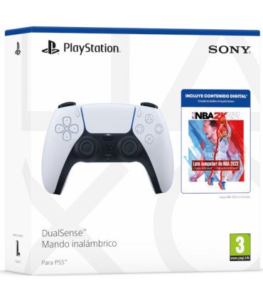DUALSENSE WIRELESS CONTROLLER WHITE (BLANCO) + LOTE JUMPSTART NBA 2K22