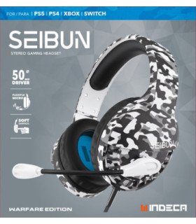 INDECA SEIBUN STEREO GAMING HEADSET WARFARE EDITION (PS4/XBOX/SWITCH)