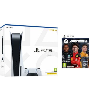 CONSOLA WHITE + DUALSENSE + F1 2023