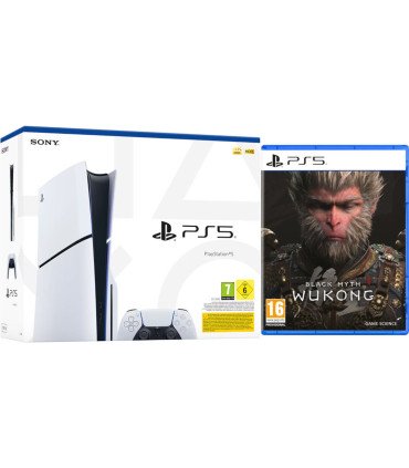 CONSOLA WHITE SLIM EDITION (1TB) + DUALSENSE + BLACK MYTH: WUKONG -DELUXE EDITION-