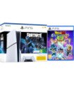 CONSOLA WHITE SLIM EDITION + DUALSENSE (1TB) + FORTNITE COBALT STAR + DRAGON BALL SPARKING ZERO