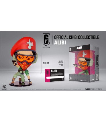 UBICOLLECTIBLES SIX COLLECTION (CHIBI S5) RAINBOW SIX SIEGE 6: ALIBI (10 CM)