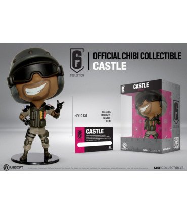 UBICOLLECTIBLES SIX COLLECTION (CHIBI S5) RAINBOW SIX SIEGE 6: CASTLE (10 CM)