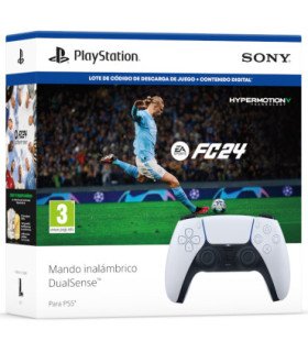 EA SPORTS FC 24 CODIGO DE DESCARGA + CONTENIDO DIGITAL + DUALSENSE WIRELESS CONTROLLER WHITE BLANCO