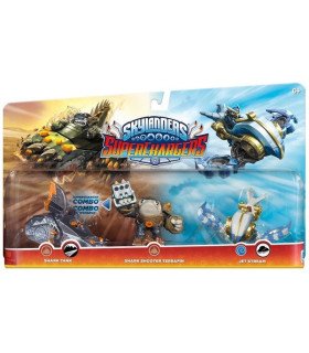 SKYLANDERS SUPERCHARGERS SHARK TANK & SHARK SHOOTER TERRAFIN & JET STREAM