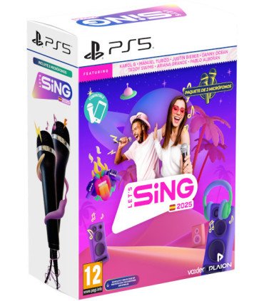 LET'S SING 2025 + 2 MICROFONOS