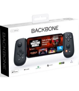 BACKBONE GAMEPAD XBOX PARA IPHONE CARGADOR CON LIGHTNING (BLACK) (2.ª GENERACION)