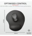 TRUST BIGFOOT MOUSE PAD BLACK (NEGRO)