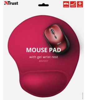 TRUST BIGFOOT MOUSE PAD RED (ROJO)