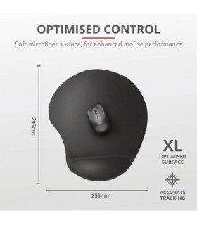TRUST BIGFOOT MOUSE PAD XL BLACK (NEGRO)