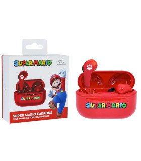 OTL WIRELESS EARPODS SUPER MARIO RED (ROJO)
