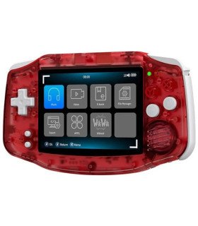 ANBERNIC CONSOLA RG34XX RED (ROJO) (INCLUYE MICRO SD 32GB)