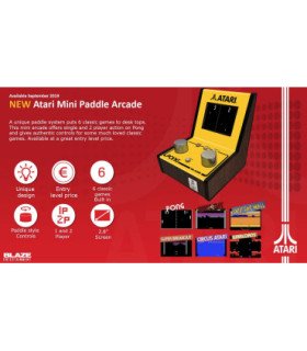 BLAZE ATARI 5 MINI ARCADE (12 JUEGOS)