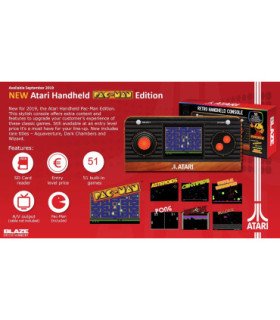 BLAZE ATARI RETRO HANDHELD PACMAN EDITION (60 JUEGOS)