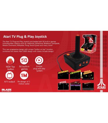 BLAZE ATARI 10 GAME TV PLUG & PLAY JOYSTICK