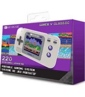 MY ARCADE PLAYER RETRO ARCADE V CLASSIC GRIS/LILA (220 GAMES)