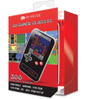 MY ARCADE POCKET PLAYER GO GAMER CLASSIC NEGRA/ROJA (300 GAMES)