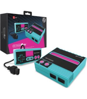 CONSOLA HYPERKIN RETRON 1 AV AZUL + 1 MANDO (NES)