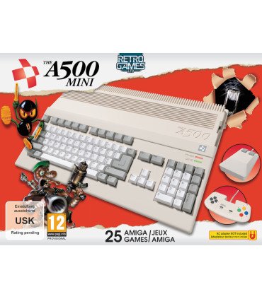 THE A500 MINI (25 JUEGOS CLASICOS DE AMIGA INCLUIDOS) - NO INCLUIYE AC ADAPTADOR