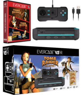 EVERCADE VS-R + TOMB RAIDER COLLECTION 1 (TOMB RAIDER/TOMB RAIDER II/TOMB RAIDER III)