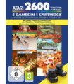 ATARI 2600: 4 GAMES IN 1 (BREAKOUT/CANYON BOMBER/NIGHT DRIVER/VIDEO OLYMPICS) + 2 MANDOS PADDLE