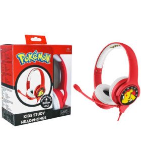 OTL HEADPHONES POKEMON PIKACHU RED (PS4/XBOX/SWITCH/MOVIL/TABLET)