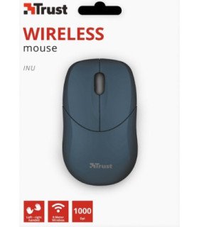 TRUST WIRELESS MOUSE  INU - BLUE (AZUL) (SENSOR OPTICO DE 1.000 PPP REALES)