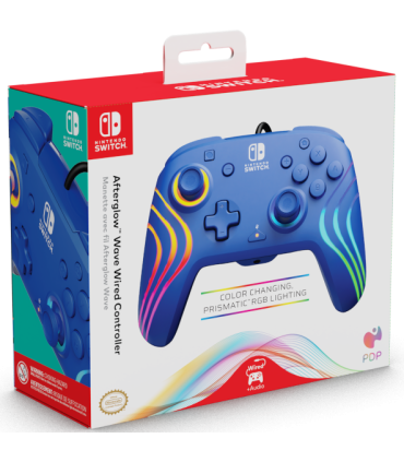 PDP AFTERGLOW WAVE WIRED CONTROLLER BLUE (AZUL)